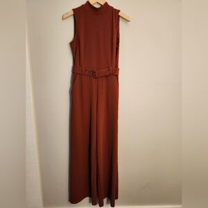 Express Burnt Orange Jumpuit